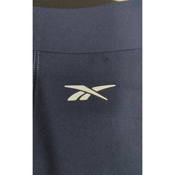 Reebok Men's Navy Speedwick Performance Leggings Size M - Picture 3 of 5
